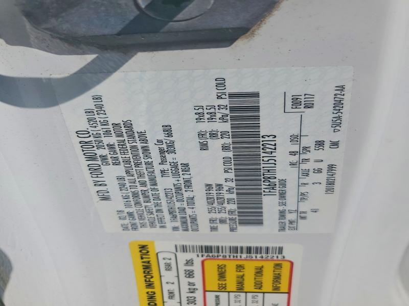 Продажа на аукционе авто 2018 Ford Mustang, vin: 1FA6P8TH1J5142213, номер лота: 59959846