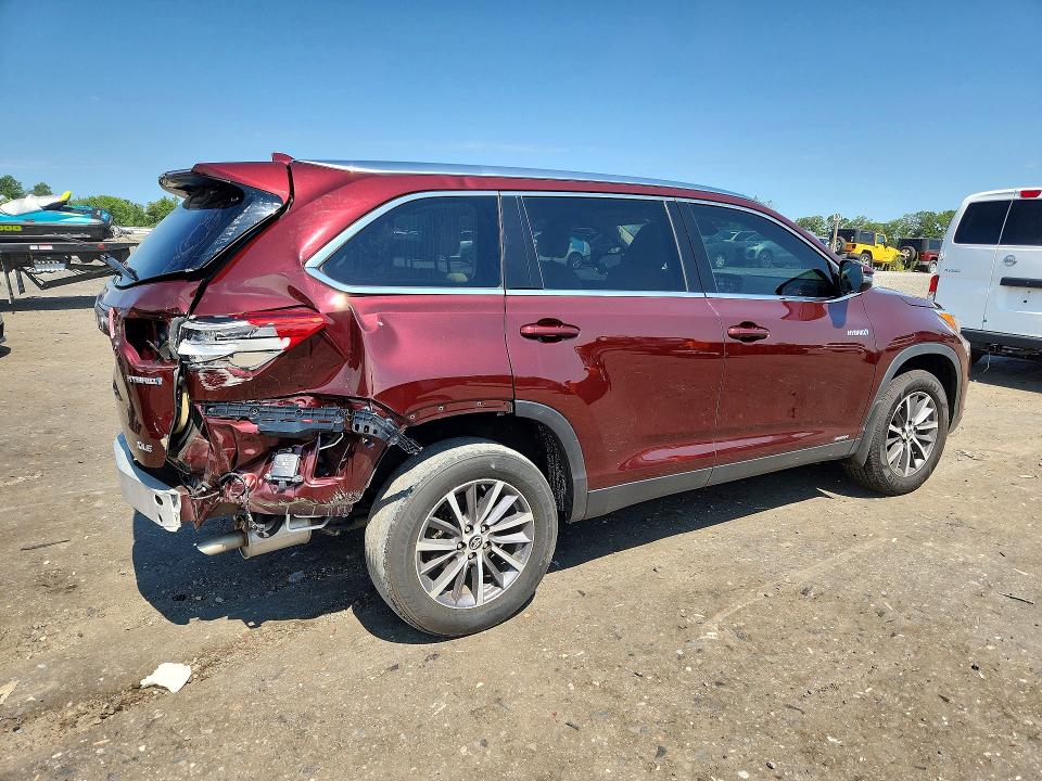 2019 Toyota Highlander Hybrid მანქანა იყიდება აუქციონზე, vin: 5TDJGRFH5KS069333, აუქციონის ნომერი: 61818266