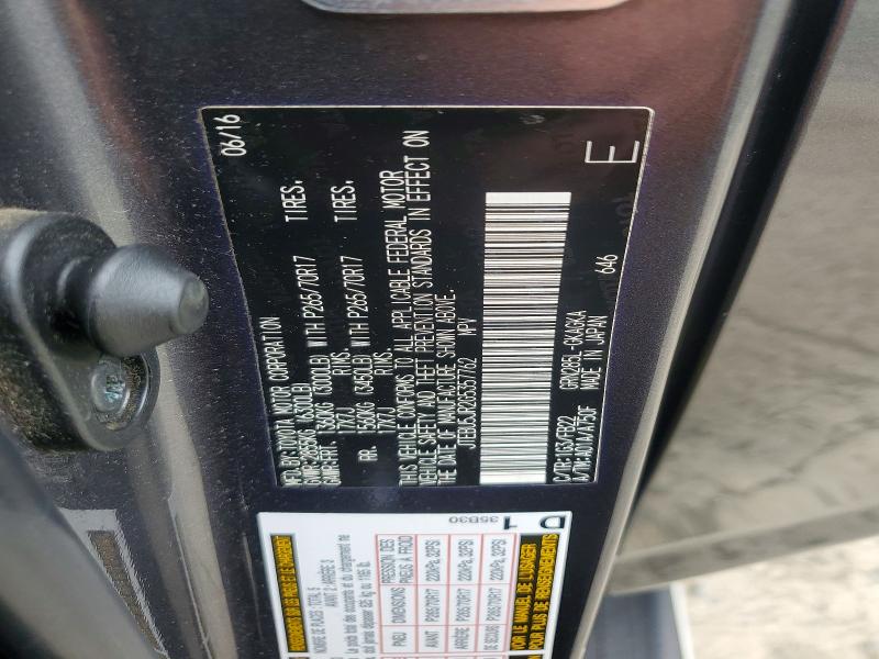 Продаж на аукціоні авто 2016 Toyota 4runner, vin: JTEBU5JR2G5357762, номер лоту: 62855836