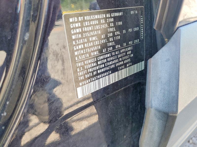 Продаж на аукціоні авто 2017 Volkswagen Tiguan, vin: WVGAV7AX7HK006674, номер лоту: 60682576
