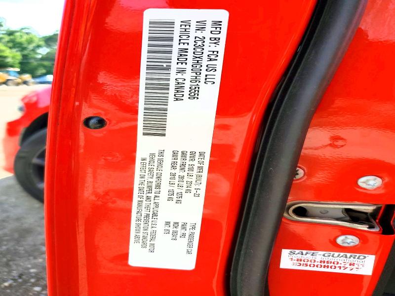 59869146 :رقم المزاد ، 2C3CDXHG0PH615556 vin ، 2023 Dodge Charger مزاد بيع