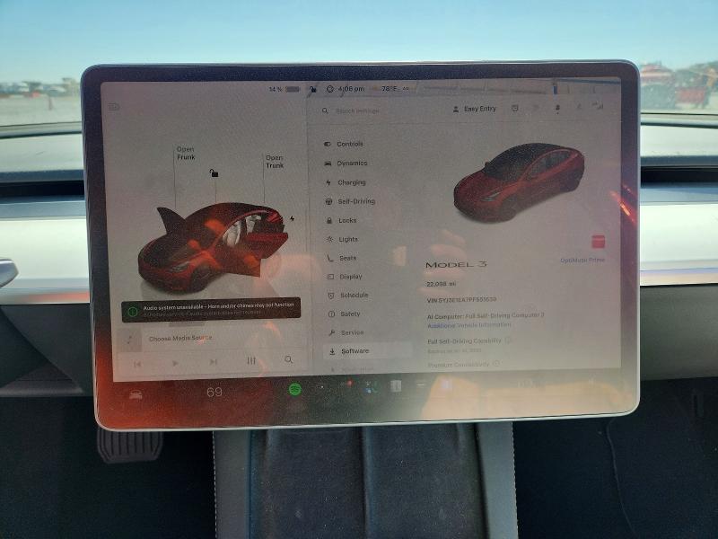 Продажа на аукционе авто 2023 Tesla Model 3, vin: 5YJ3E1EA7PF551639, номер лота: 60143826