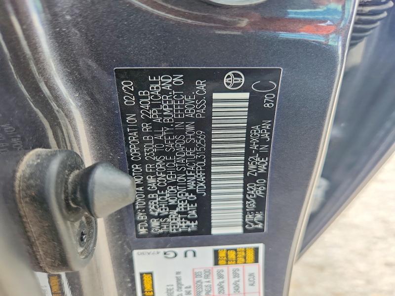 2020 Toyota Prius Prime მანქანა იყიდება აუქციონზე, vin: JTDKARFP0L3152569, აუქციონის ნომერი: 61366586
