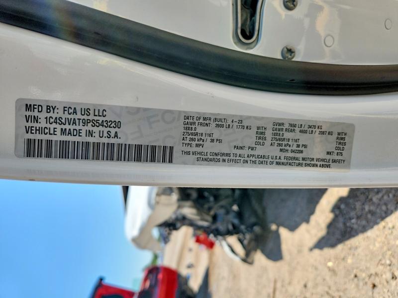 Aukcja sprzedaży 2023 Jeep Wagoneer, vin: 1C4SJVAT9PS543230, numer aukcji: 59957046