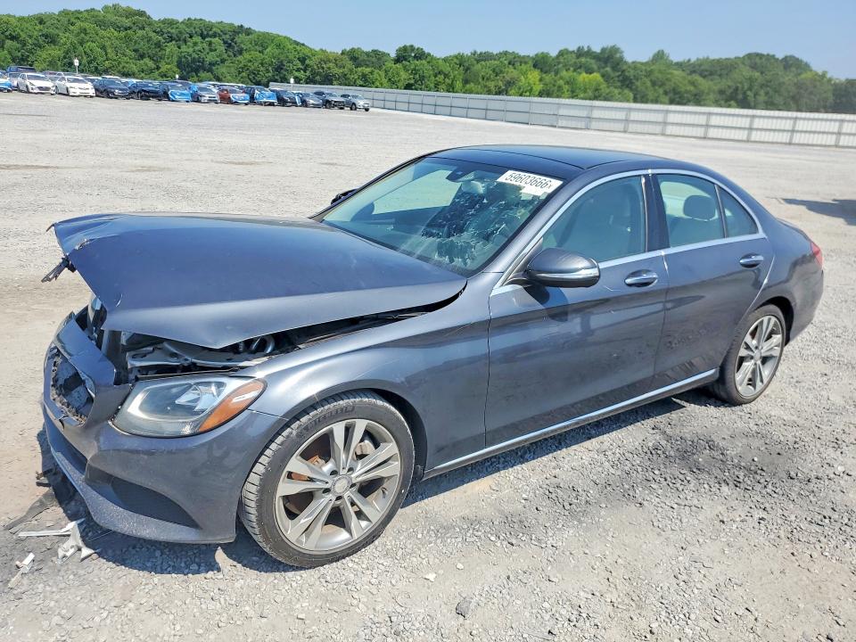 2015 Mercedes-benz C მანქანა იყიდება აუქციონზე, vin: 55SWF4JB3FU088535, აუქციონის ნომერი: 59603666