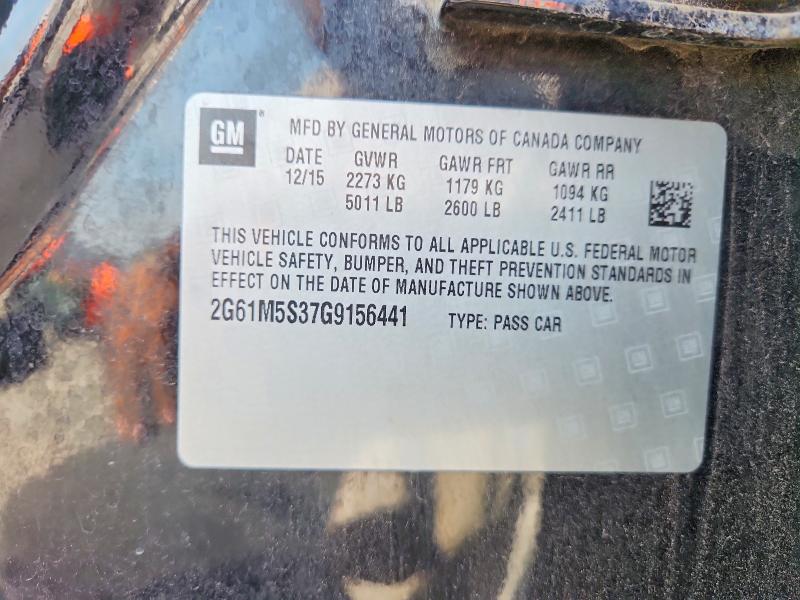Aukcja sprzedaży 2016 Cadillac Xts, vin: 2G61M5S37G9156441, numer aukcji: 62080866