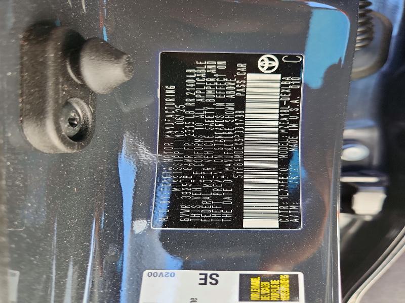 Aukcja sprzedaży 2025 Toyota Corolla, vin: 5YFB4MDEXSP331798, numer aukcji: 61192936