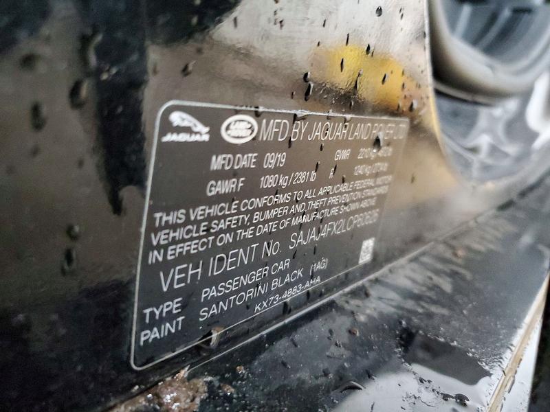 Aukcja sprzedaży 2020 Jaguar Xe, vin: SAJAJ4FX2LCP60626, numer aukcji: 62842556