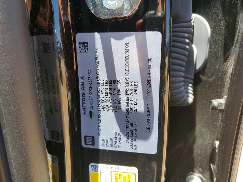 Продаж на аукціоні авто 2023 Gmc Yukon Xl, vin: 1GKS2GKD3PR337882, номер лоту: 59744416