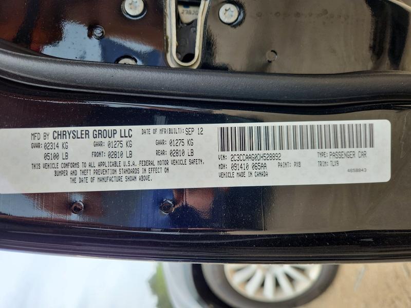 Aukcja sprzedaży 2013 Chrysler 300, vin: 2C3CCAAG0DH528892, numer aukcji: 61958416