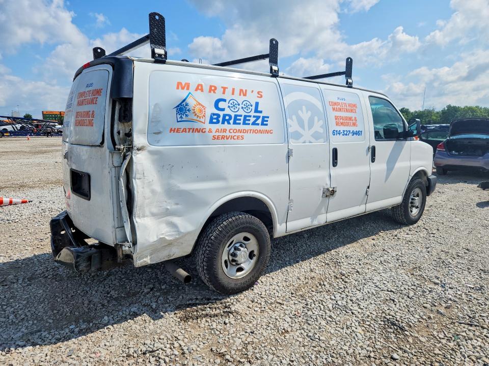 Aukcja sprzedaży 2016 Chevrolet Express G2500, vin: 1GCWGAFF3G1157145, numer aukcji: 62481246