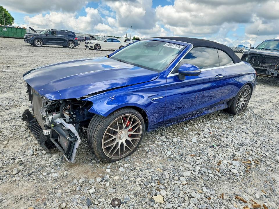 60621676 :رقم المزاد ، WDDWK8GB3HF463601 vin ، 2017 Mercedes-benz C مزاد بيع