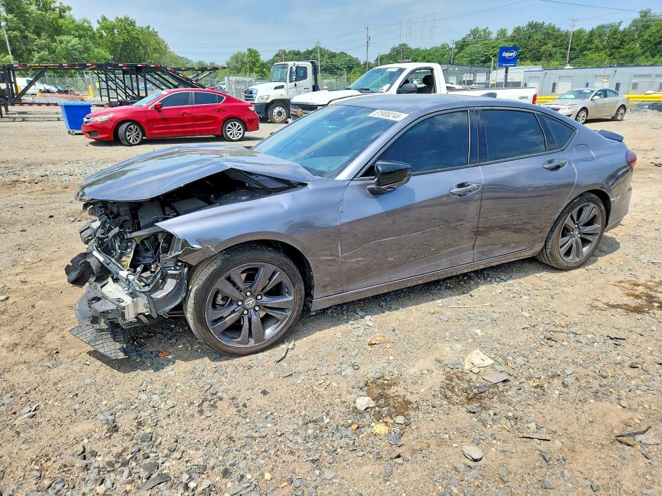 2021 Acura Tlx მანქანა იყიდება აუქციონზე, vin: 19UUB5F58MA013821, აუქციონის ნომერი: 61908246