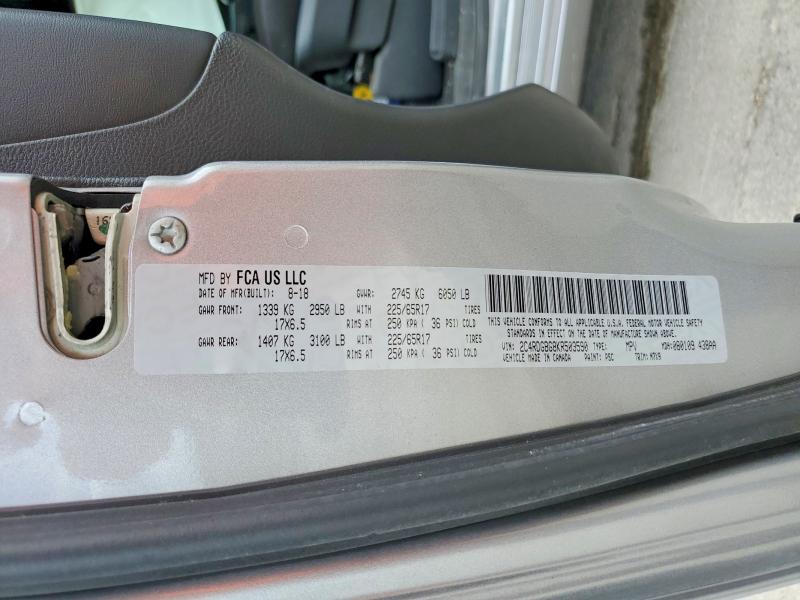 Продаж на аукціоні авто 2019 Dodge Grand Caravan, vin: 2C4RDGBG8KR503590, номер лоту: 62061596