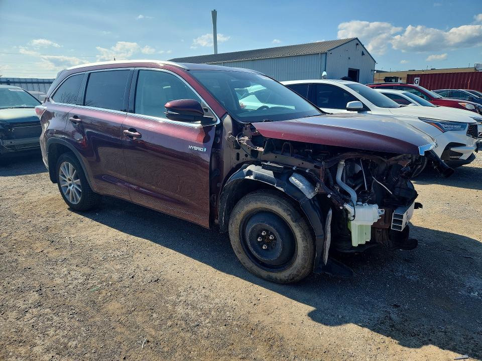 2016 Toyota Highlander მანქანა იყიდება აუქციონზე, vin: 5TDJCRFH8GS019397, აუქციონის ნომერი: 60184876