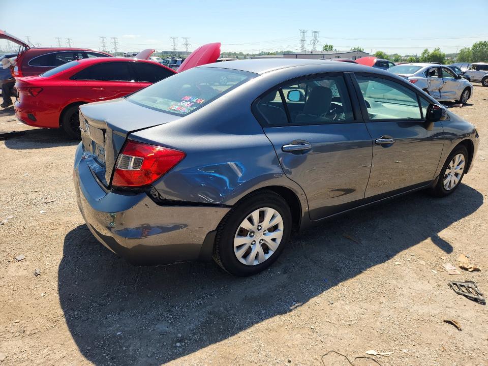 59694866 :رقم المزاد ، 19XFB2F58CE106372 vin ، 2012 Honda Civic مزاد بيع