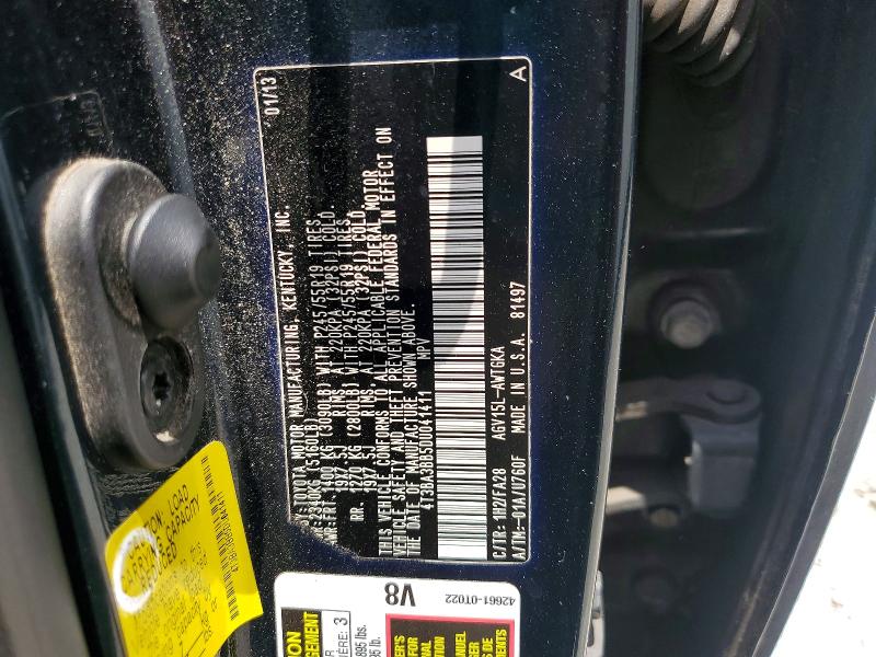 Aukcja sprzedaży 2013 Toyota Venza, vin: 4T3BA3BB5DU041411, numer aukcji: 60677216