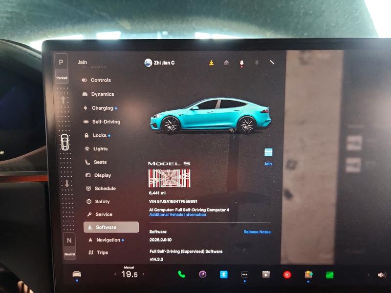 Продаж на аукціоні авто 2026 Tesla Model S, vin: 5YJSA1E64TF558691, номер лоту: 61339466