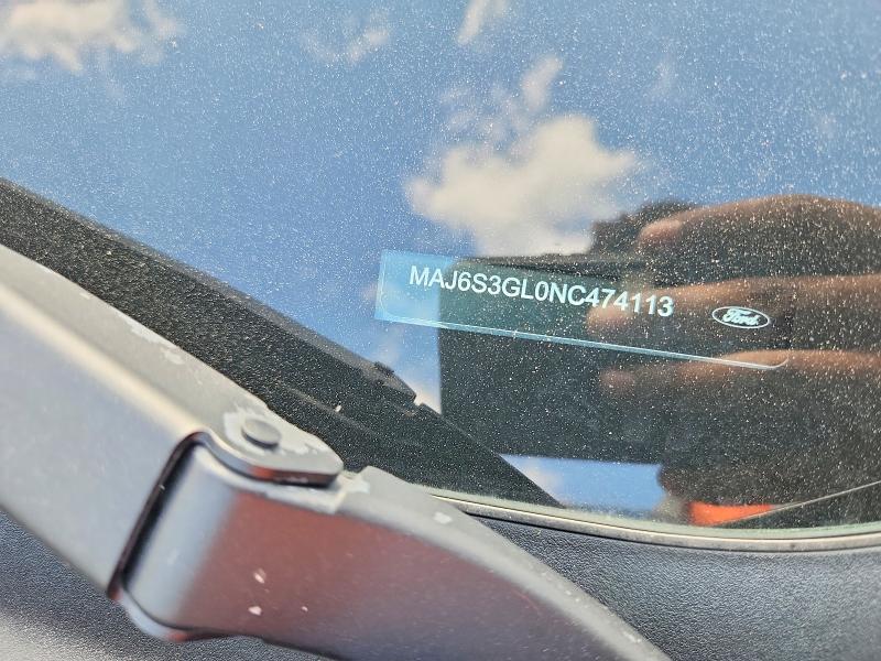 2022 Ford Ecosport მანქანა იყიდება აუქციონზე, vin: MAJ6S3GL0NC474113, აუქციონის ნომერი: 62040106