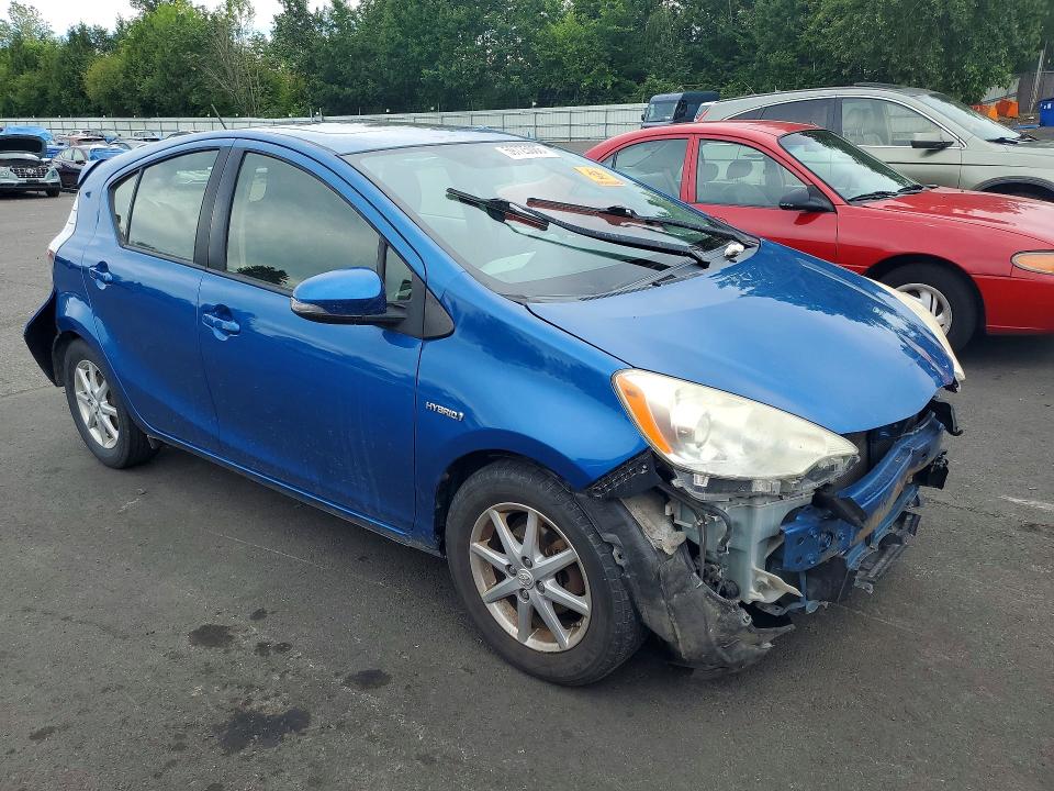 59725086 :رقم المزاد ، JTDKDTB3XC1014072 vin ، 2012 Toyota Prius C مزاد بيع