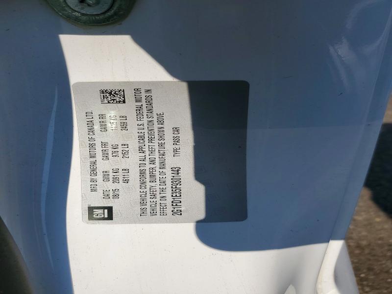 74515825 :رقم المزاد ، 2G1FD1E35F9301443 vin ، 2015 Chevrolet Camaro مزاد بيع