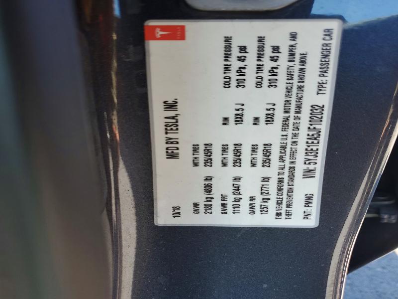 Продаж на аукціоні авто 2018 Tesla Model 3, vin: 5YJ3E1EA5JF102032, номер лоту: 59639766