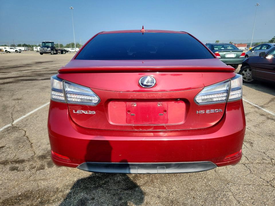 Aukcja sprzedaży 2010 Lexus Hs, vin: JTHBB1BA8A2035324, numer aukcji: 60828466
