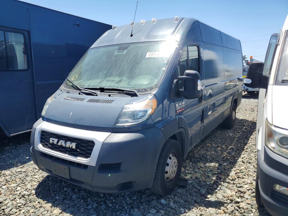 2020 Ram Promaster 3500 მანქანა იყიდება აუქციონზე, vin: 3C6URVJG0LE144800, აუქციონის ნომერი: 58502196