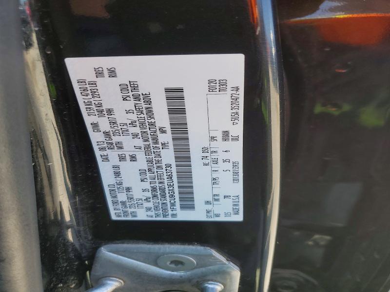 Продажа на аукционе авто 2014 Ford Escape, vin: 1FMCU9GX3EUA63730, номер лота: 60801106