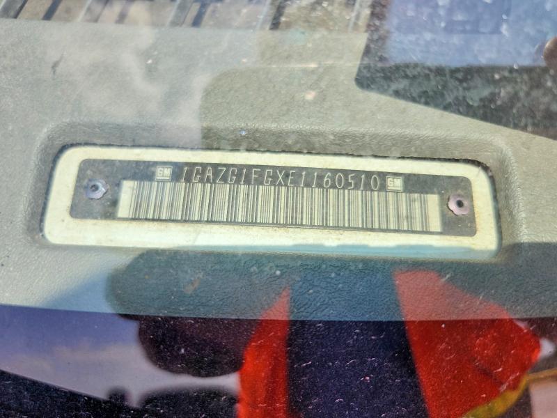 62290836 :رقم المزاد ، 1GAZG1FGXE1160510 vin ، 2014 Chevrolet Express G3500 مزاد بيع