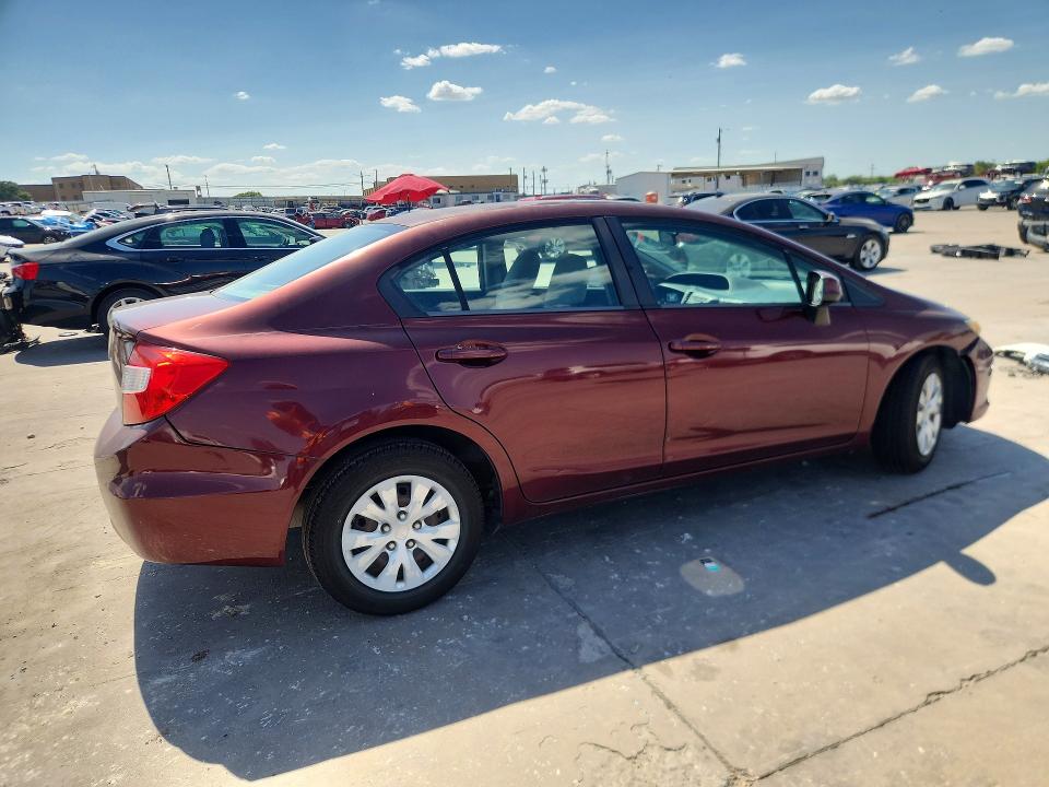 Продаж на аукціоні авто 2012 Honda Civic, vin: 19XFB2F57CE089404, номер лоту: 60801086