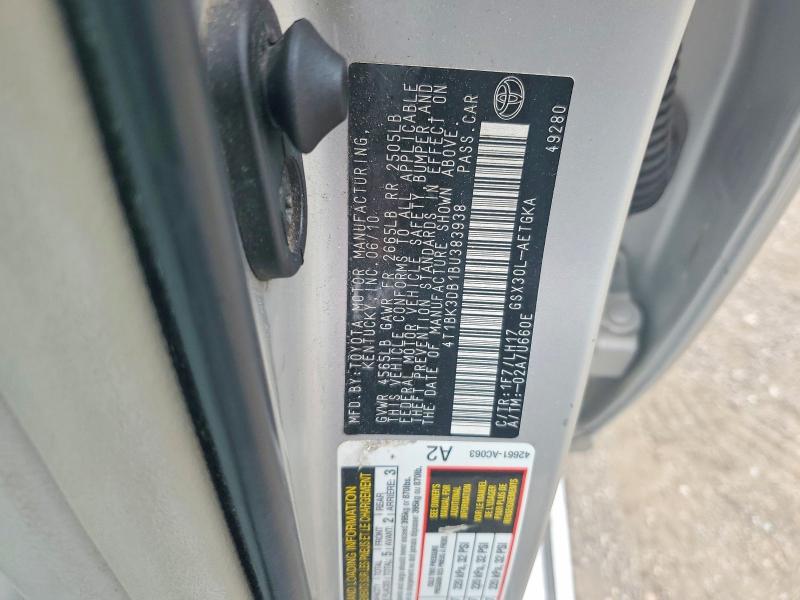 Продаж на аукціоні авто 2011 Toyota Avalon, vin: 4T1BK3DB1BU383938, номер лоту: 62148496