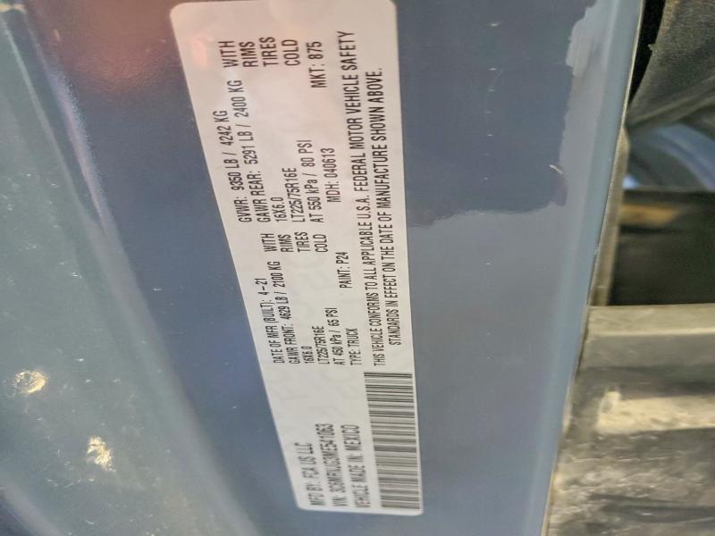 62519326 :رقم المزاد ، 3C6MRVJG3ME541063 vin ، 2021 Ram Promaster 3500 مزاد بيع