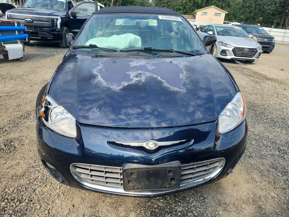 Продаж на аукціоні авто 2003 Chrysler Sebring, vin: 1C3EL65R53N524893, номер лоту: 61886606