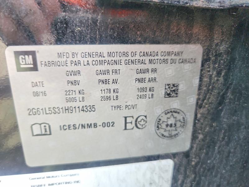 Продаж на аукціоні авто 2017 Cadillac Xts, vin: 2G61L5S31H9114335, номер лоту: 60016876