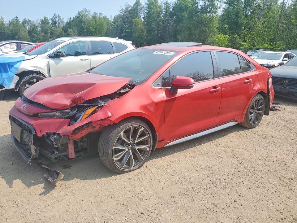 2020 Toyota Corolla მანქანა იყიდება აუქციონზე, vin: 5YFB4RBEXLP005923, აუქციონის ნომერი: 59081286