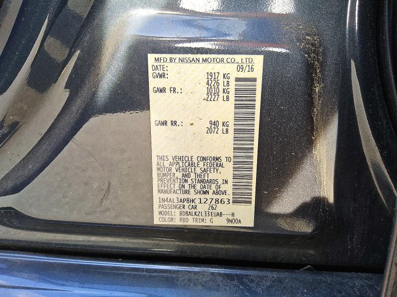 Продаж на аукціоні авто 2017 Nissan Altima, vin: 1N4AL3AP8HC127863, номер лоту: 59199876