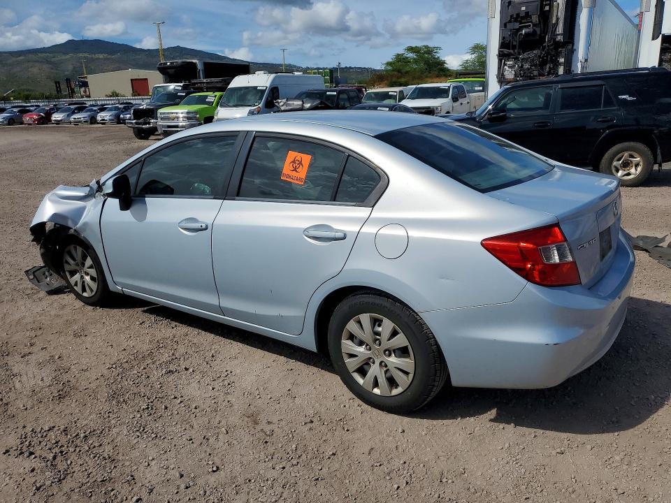 61172656 :رقم المزاد ، 2HGFB2F50CH559276 vin ، 2012 Honda Civic مزاد بيع