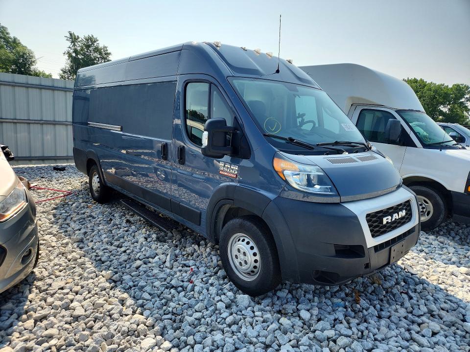 59745766 :رقم المزاد ، 3C6URVJG6LE143960 vin ، 2020 Ram Promaster 3500 مزاد بيع