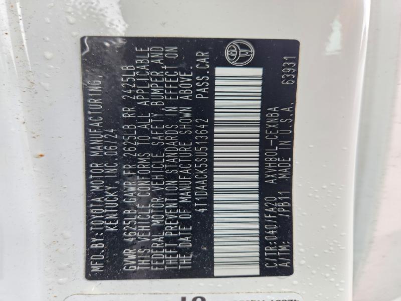 Aukcja sprzedaży 2025 Toyota Camry, vin: 4T1DAACK5SU513642, numer aukcji: 63308996