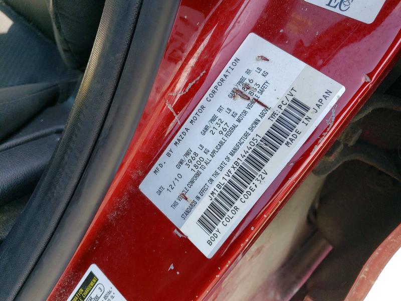 60651796 :رقم المزاد ، JM1BL1VFXB1444051 vin ، 2011 Mazda 3 مزاد بيع