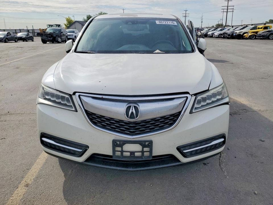 60722116 :رقم المزاد ، 5FRYD3H45EB009297 vin ، 2014 Acura Mdx مزاد بيع