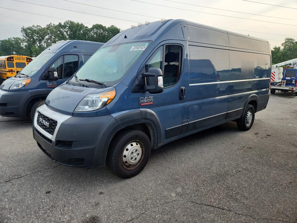 2021 Ram Promaster 3500 მანქანა იყიდება აუქციონზე, vin: 3C6MRVJG1ME550179, აუქციონის ნომერი: 59324826