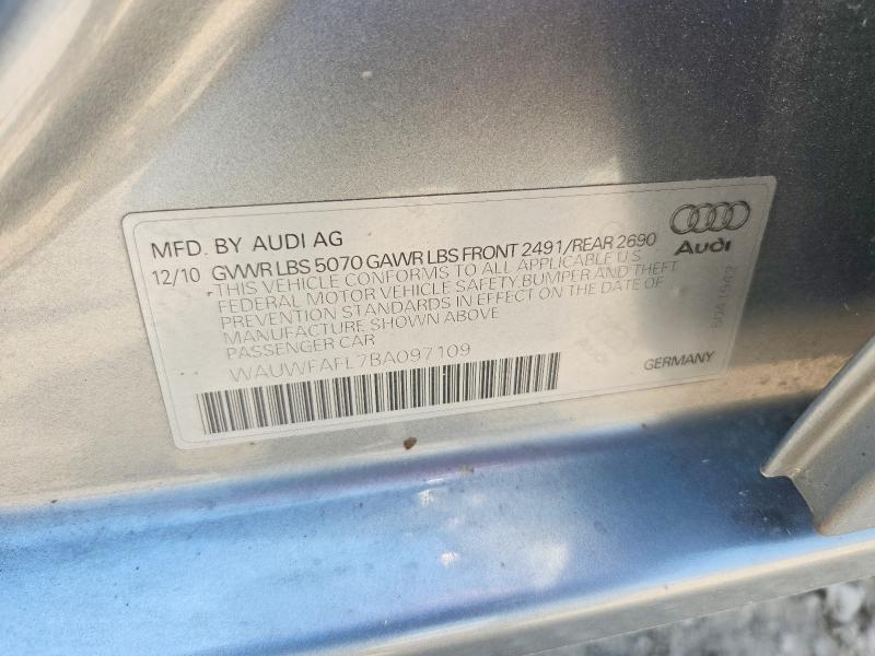 Aukcja sprzedaży 2011 Audi A4, vin: WAUWFAFL7BA097109, numer aukcji: 61398966