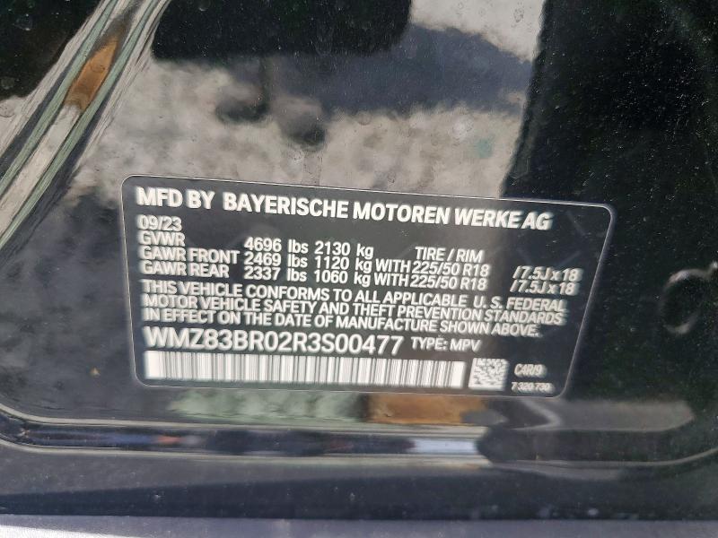 60035996 :رقم المزاد ، WMZ83BR02R3S00477 vin ، 2024 Mini Cooper مزاد بيع