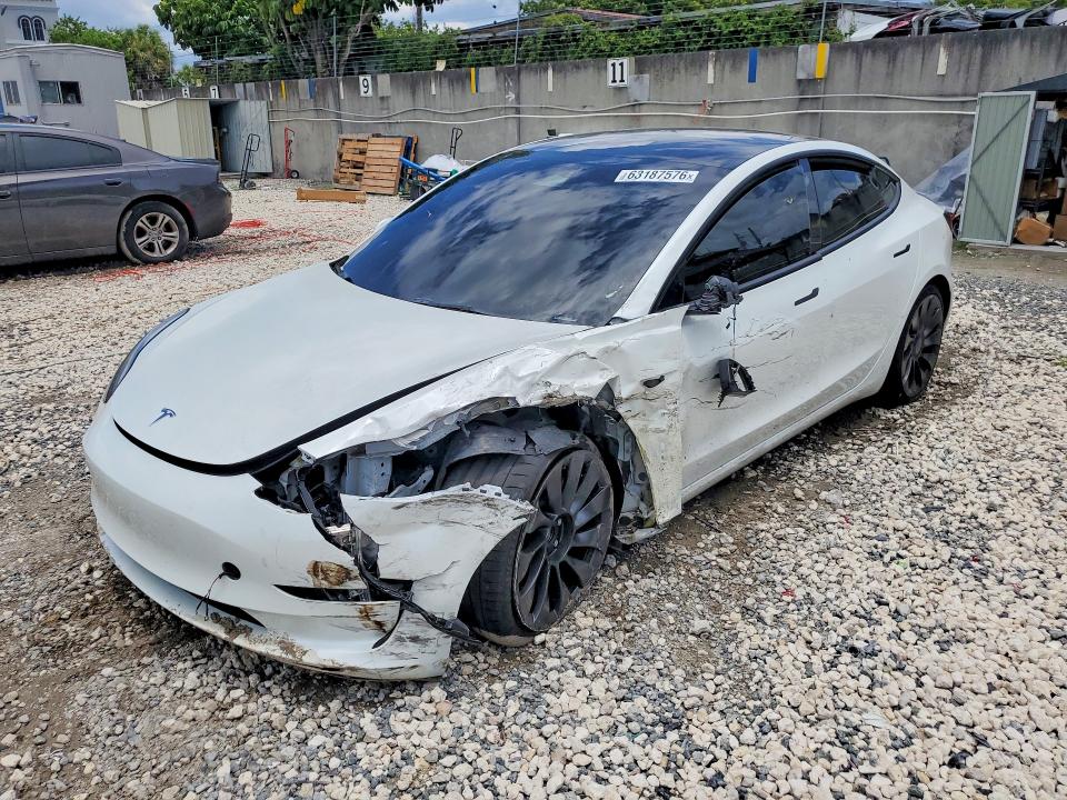 2023 Tesla Model 3 მანქანა იყიდება აუქციონზე, vin: 5YJ3E1EC3PF409872, აუქციონის ნომერი: 63187576