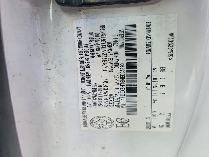 Aukcja sprzedaży 2022 Ford F550, vin: 1FD0X5HT6NED35390, numer aukcji: 59123576