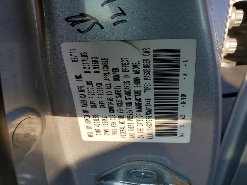 2012 Honda Accord მანქანა იყიდება აუქციონზე, vin: 1HGCP2F67CA015448, აუქციონის ნომერი: 59395006