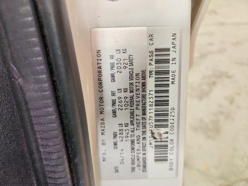 Продаж на аукціоні авто 2015 Mazda 6, vin: JM1GJ1U57F1182371, номер лоту: 61844176
