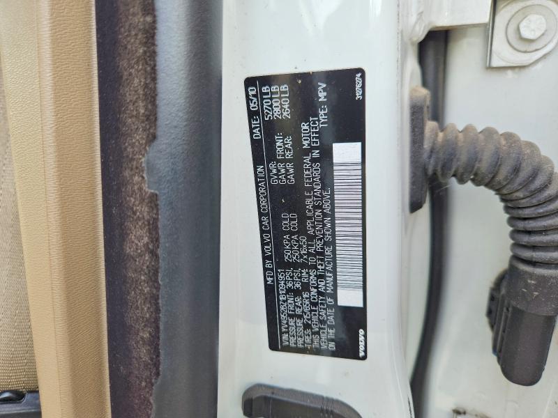 62420716 :رقم المزاد ، YV4952BZ1B1094951 vin ، 2011 Volvo Xc70 مزاد بيع
